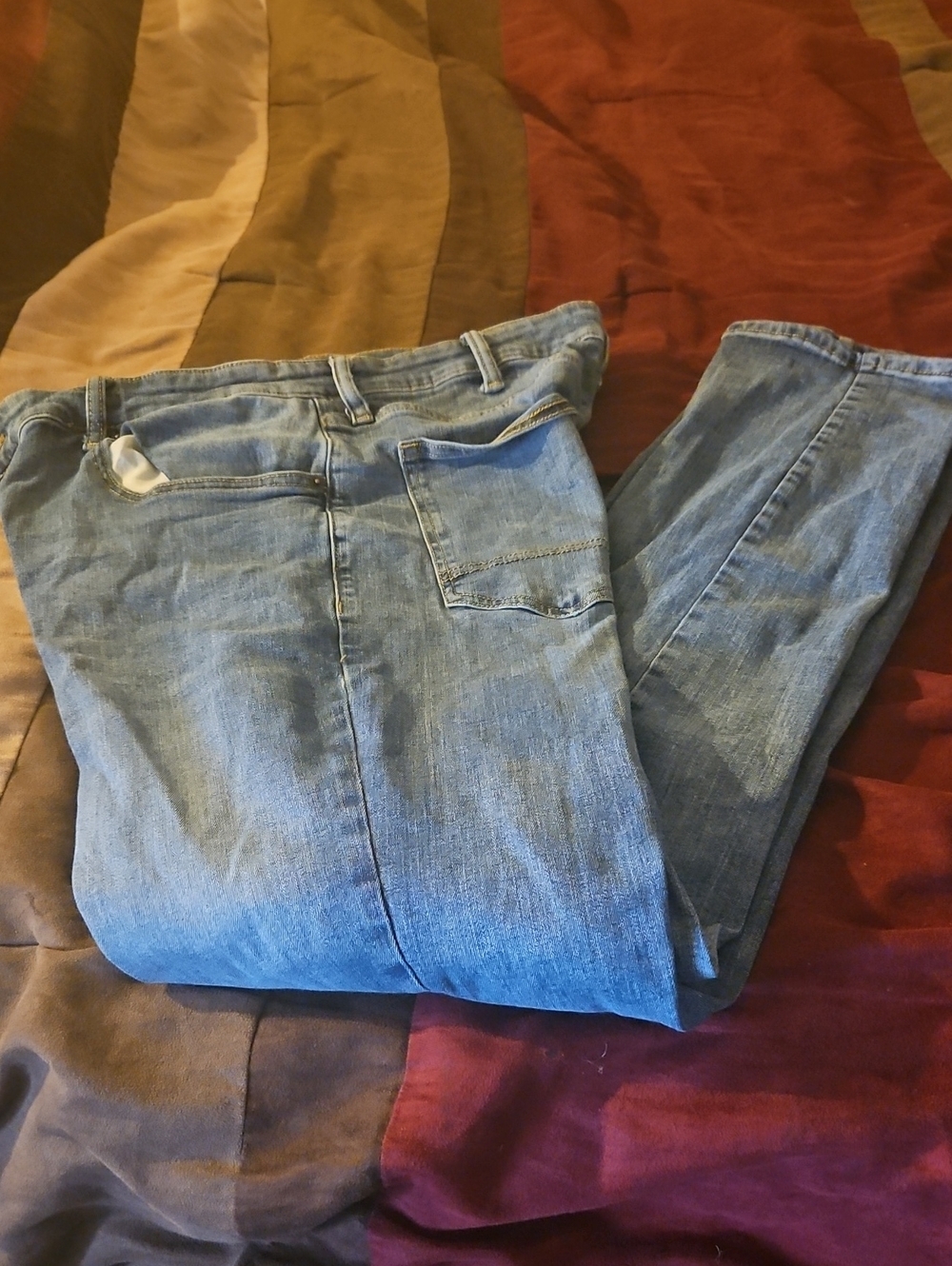 Light Wash Blue Denim Jeans